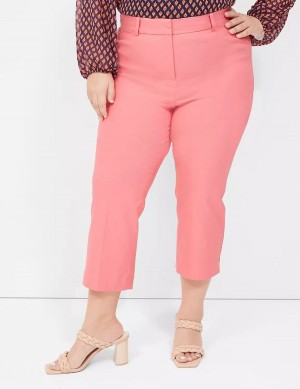 Lane Bryant 4-Season Slim Capri Women Pants Coral | UFD5178BC