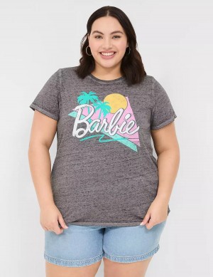 Lane Bryant Barbie Graphic Tee Women T Shirts Grey | HLK4968KQ