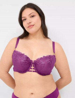 Lane Bryant Boost Women Balconette Bra Purple | EPM6098WE