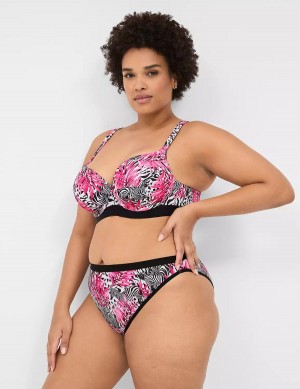 Lane Bryant Boost Women Balconette Bra Pink | JJZ6626GJ