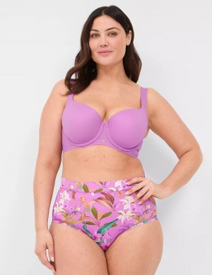 Lane Bryant Comfort Bliss Full Women Briefs Purple | GIL4147QH