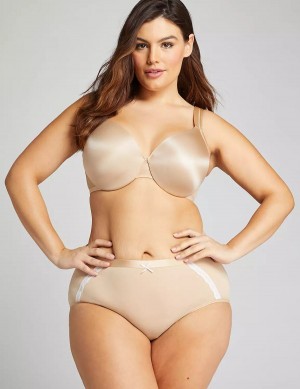 Lane Bryant Extra Soft Full Women Briefs Beige | LLB1389OL