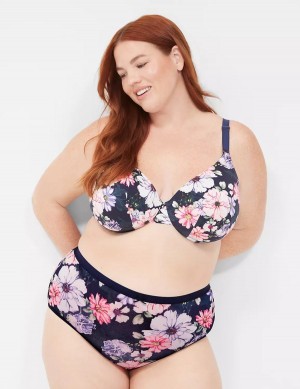 Lane Bryant Invisible Backsmoother Lightly Lined Full Coverage Women Bralettes Blue | RGA8935FP