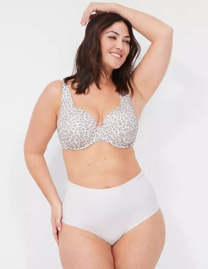 Lane Bryant Invisible Edge Full Women Briefs White | YYS889KB