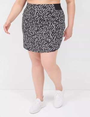 Lane Bryant LIVI Knit Women Shorts Black | WRC7331TU