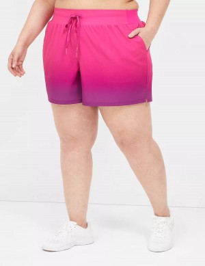 Lane Bryant LIVI Stretch Woven Women Shorts Pink | RWR7567GH