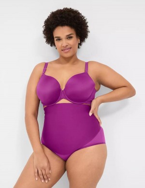 Lane Bryant Level 2 Totally Smooth Ultra High-Waist Women Briefs Purple | KUL5210PM