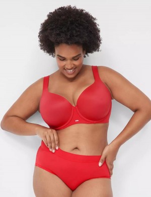 Lane Bryant Modern Luxe Lightly Lined Women Balconette Bra Red | CLB8740AK