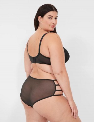 Lane Bryant Strappy Brief Women Briefs Black | DSP371NX