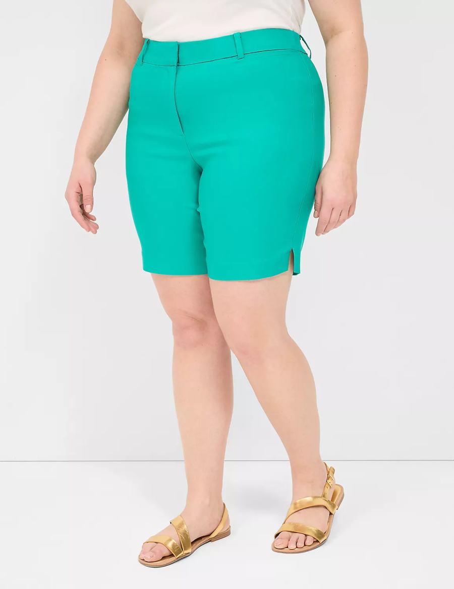 Lane Bryant 4-Season Bermuda Women Shorts Light Turquoise | DUY2989DD