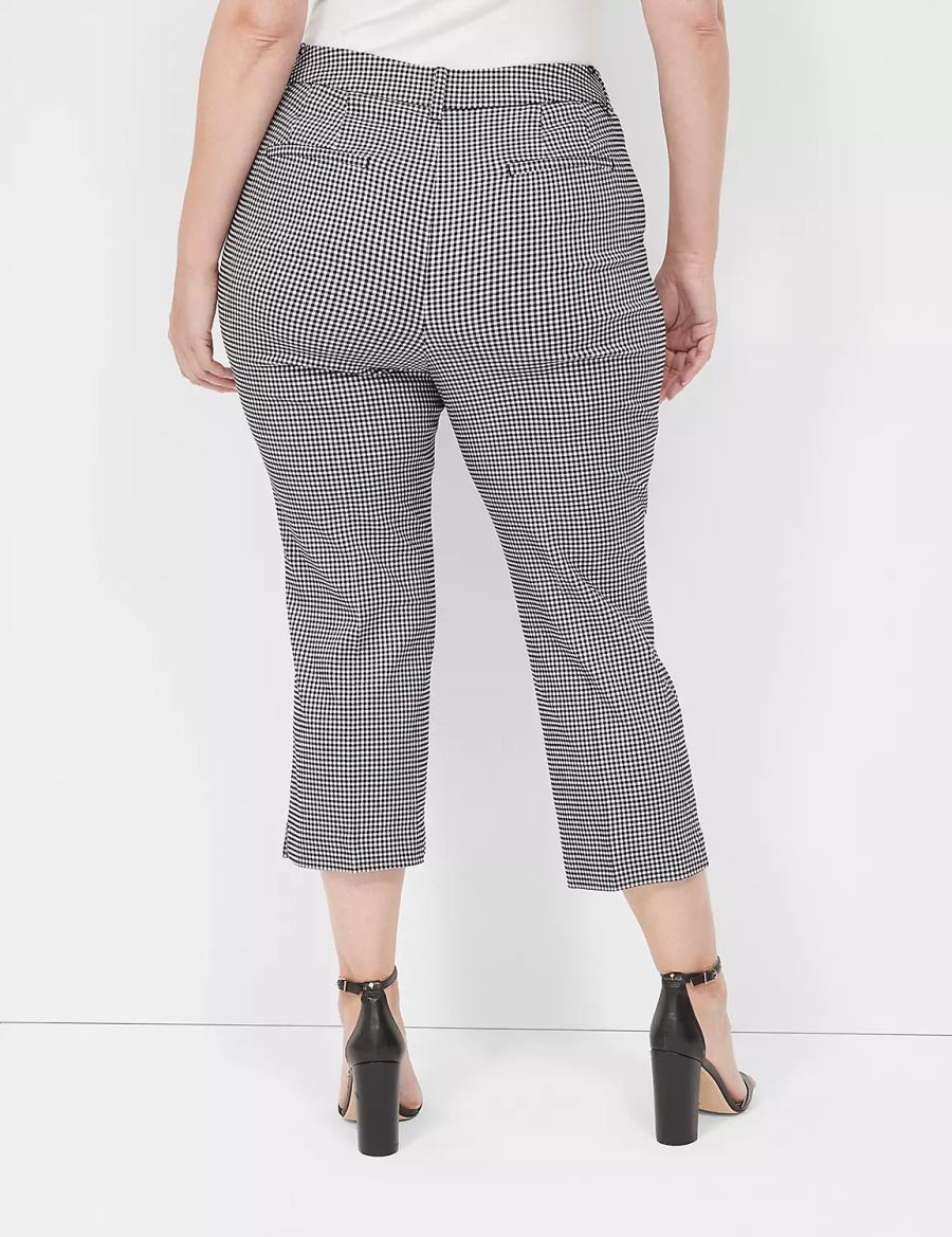 Lane Bryant 4-Season Slim Capri Women Pants Black | SDC764WA