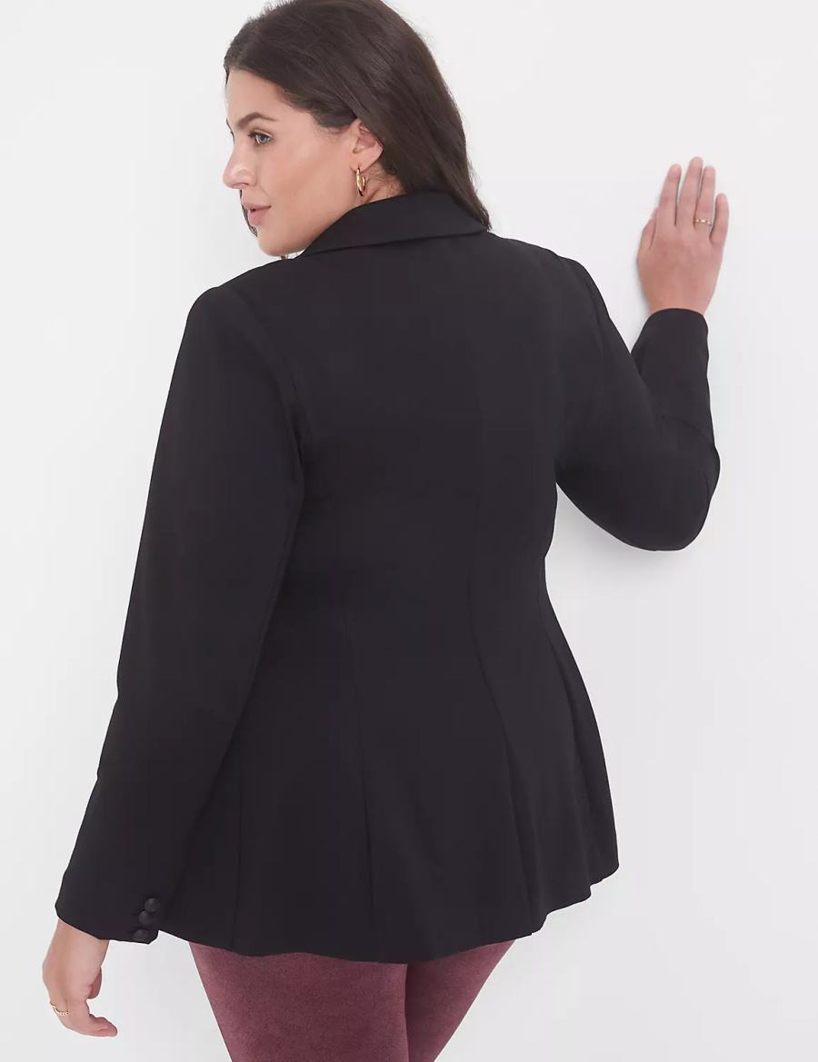 Lane Bryant Bryant Women Blazers Black | TFJ7088HC