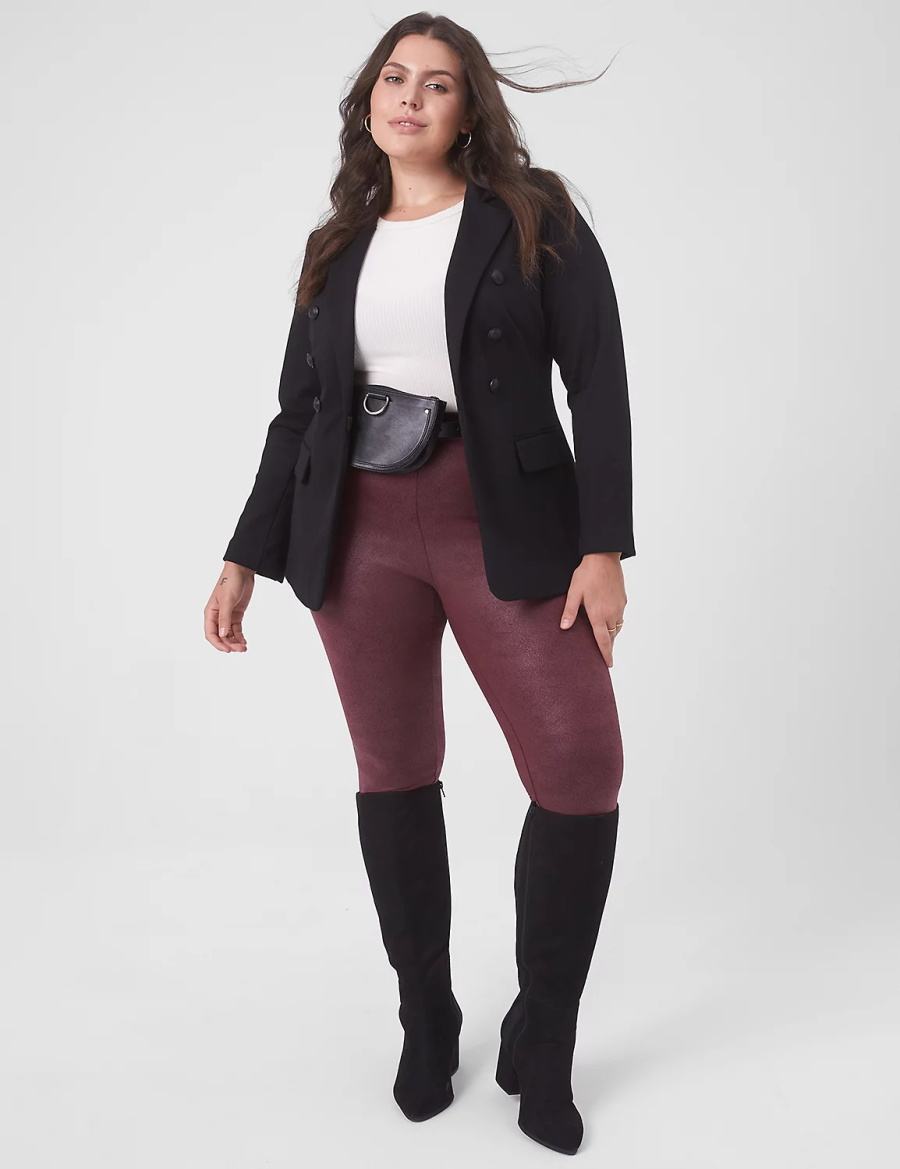 Lane Bryant Bryant Women Blazers Black | TFJ7088HC