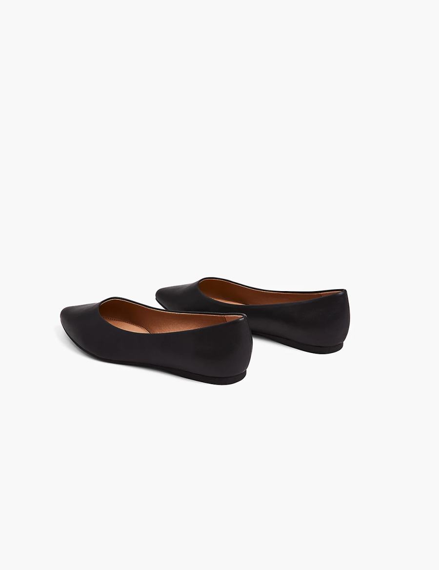 Lane Bryant Dream Cloud Pointed-Toe Women Ballet Flats Black | OBC6258KL