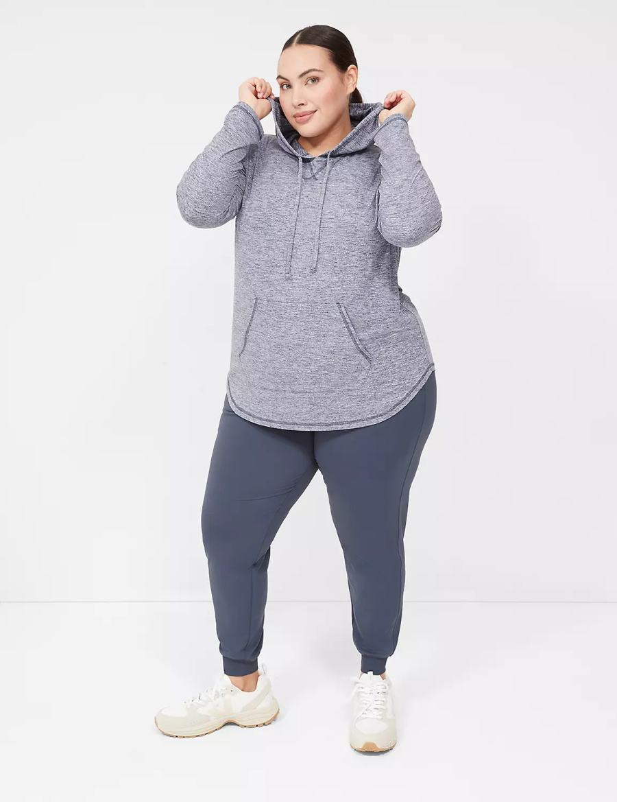 Lane Bryant LIVI Long-Sleeve Recycled LIVI Soft Women Hoodie Navy | BHJ5320TH