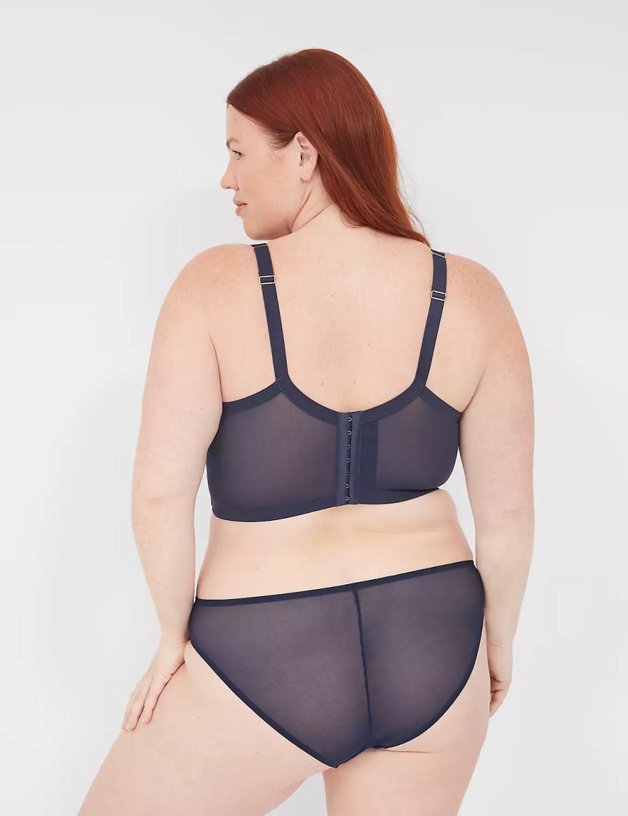 Lane Bryant Lace French Women Briefs Blue | LIZ9557DE