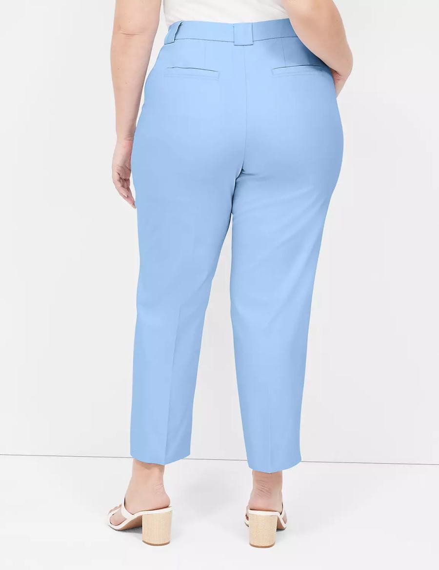 Lane Bryant Modern Straight Ankle Women Pants Blue | HIA676WC