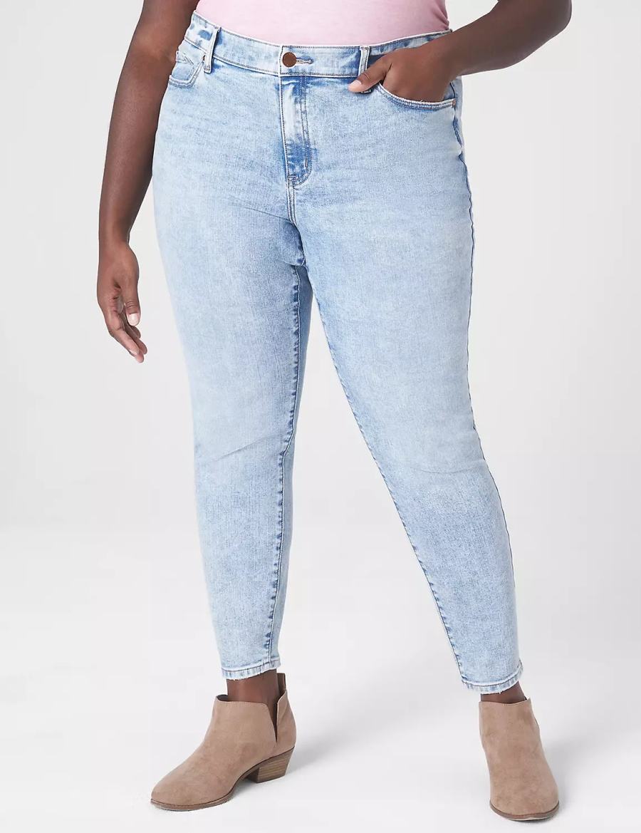 Lane Bryant Signature Fit Skinny Women Jeans Light Blue | JVF2553SV