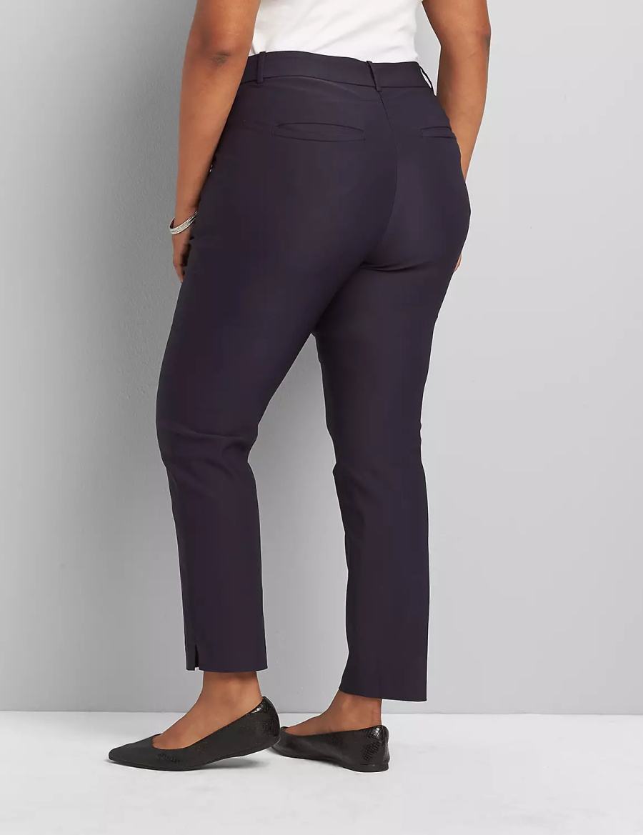 Lane Bryant Slim Ankle 4-Season Women Pants Blue | BHQ1995UA