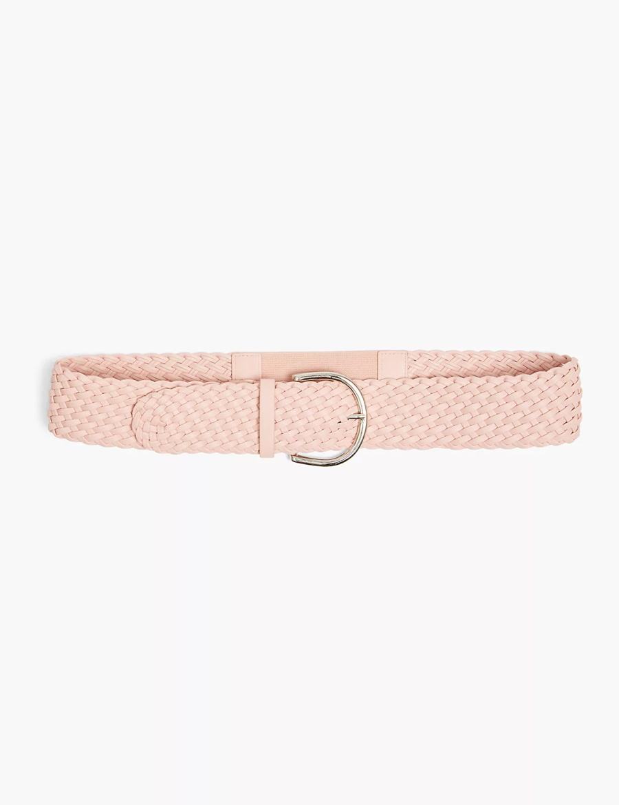 Lane Bryant Wide Faux-Leatherided Women Belts Pink | HDR7734TK